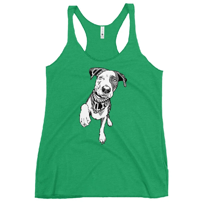 Ilio (dog) Women's Racerback Tank