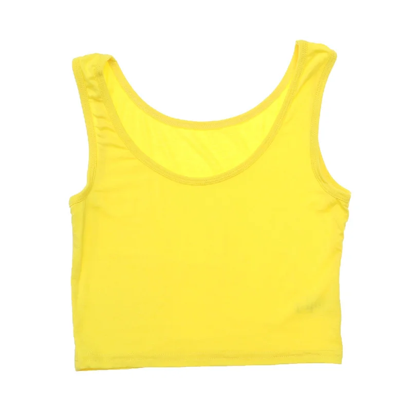 Women Fashion Sports Vest Tank Top Vest Camisole Crop Shirt T Shirt