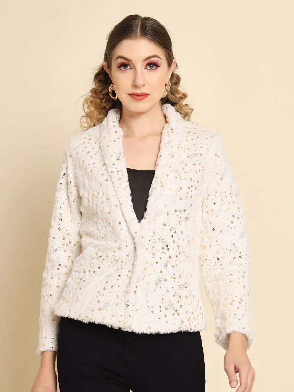 WOMEN WHITE BLAZER