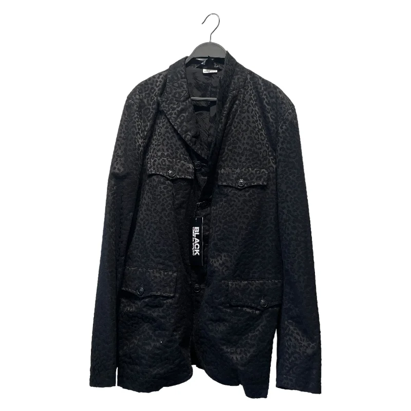 BLACK COMME des GARCONS/Blouson/XL/Animal Pattern/Cotton/BLK/