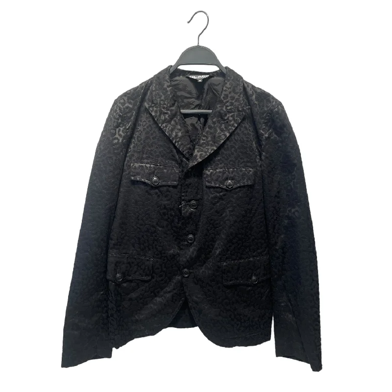 BLACK COMME des GARCONS/Blouson/S/Leopard/Cotton/BLK/