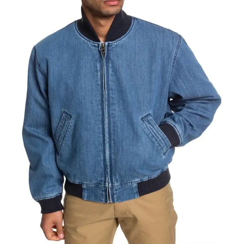 Denim Bomber Jacket